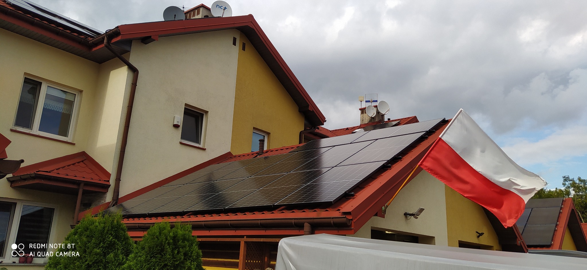 Przykładowa instalacja fotowoltaiczna (8,8 kWp) Okolice Warszawy
