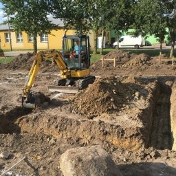 AquaTech Konrad Więcek - Wykop pod fundamenty