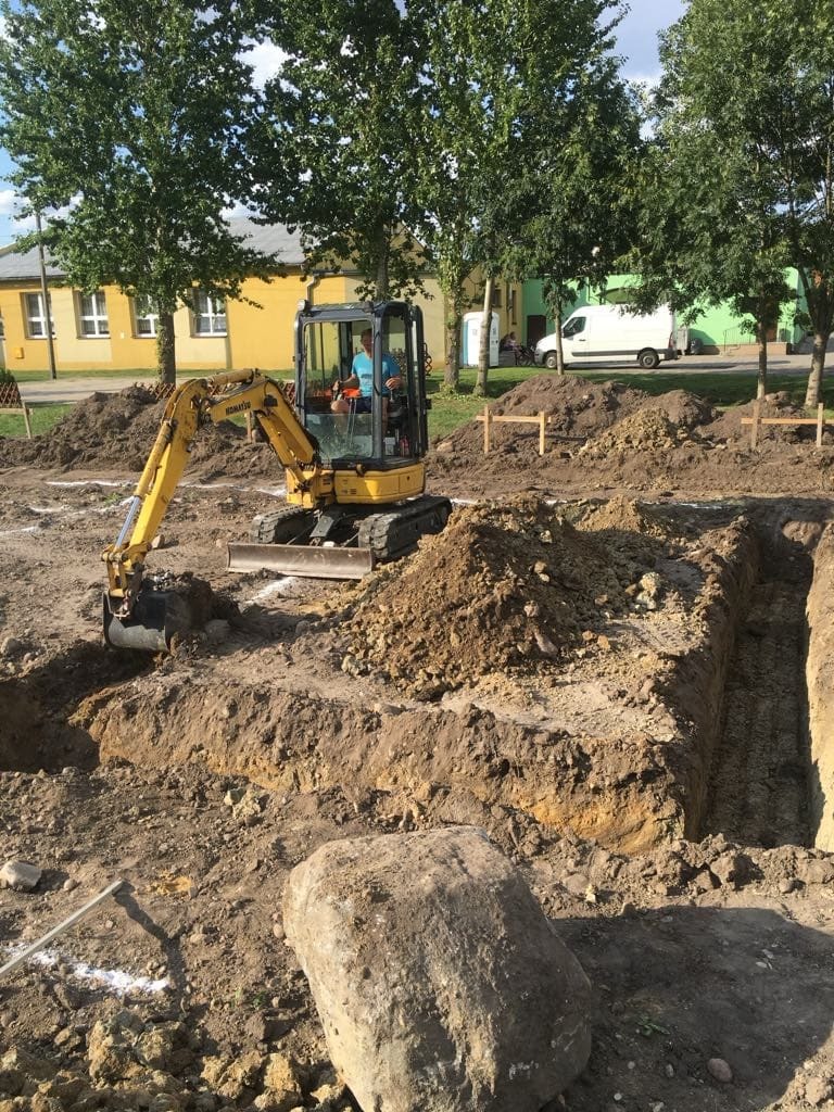 Wykop pod fundamenty