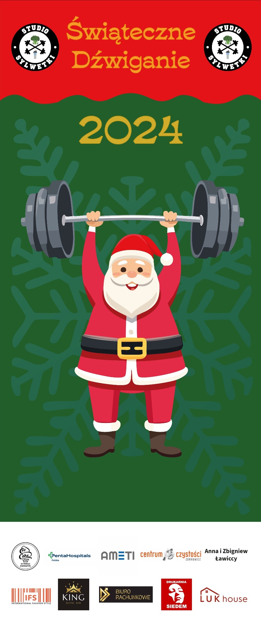 Rollup na świąteczny event trójboju