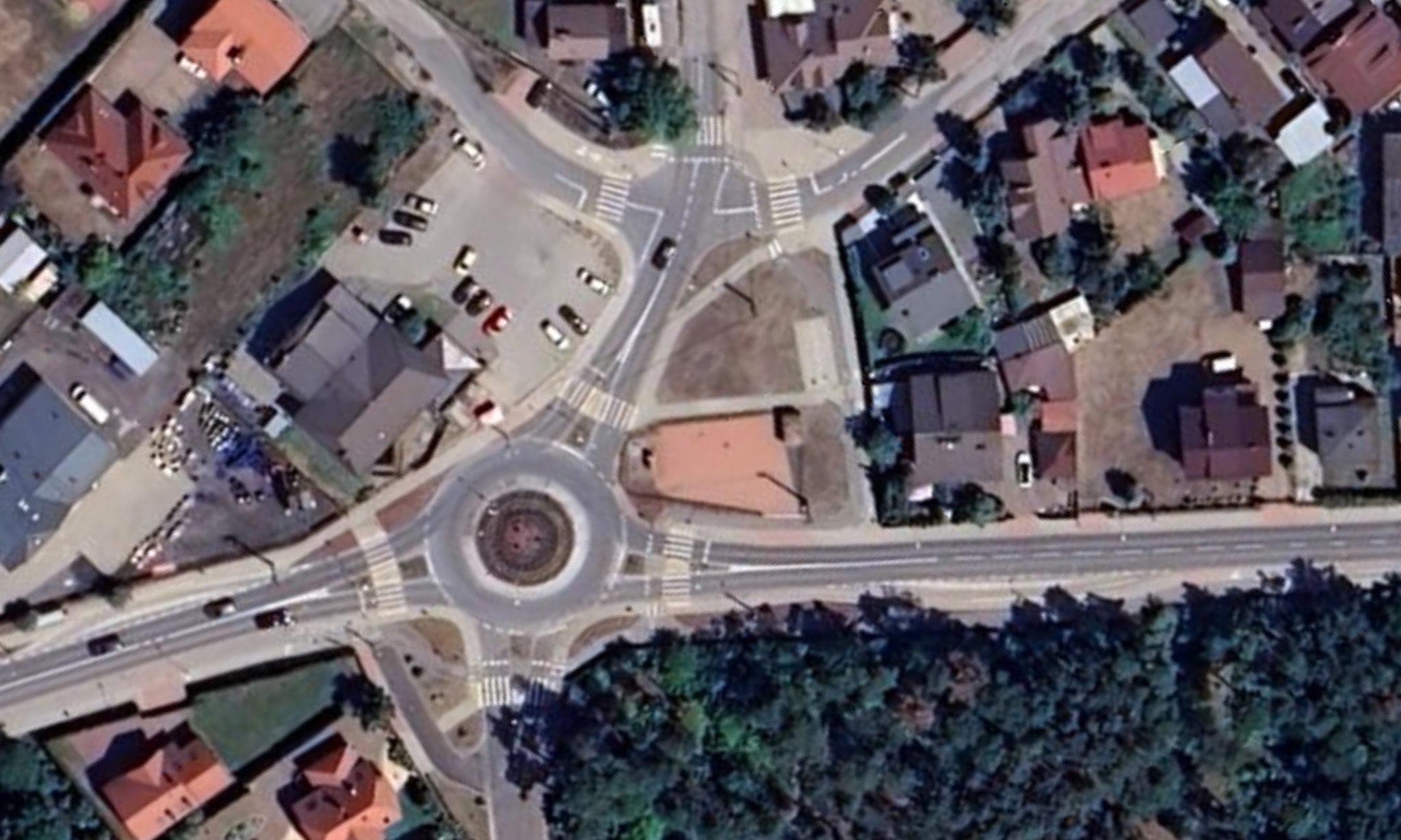 Przykładowy projekt - wersja PO (skrzyżowanie ul. Sosnowej i Kościuszki, Marki)