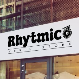 Kozerski. - Logo sklepu muzycznego Rhytmico