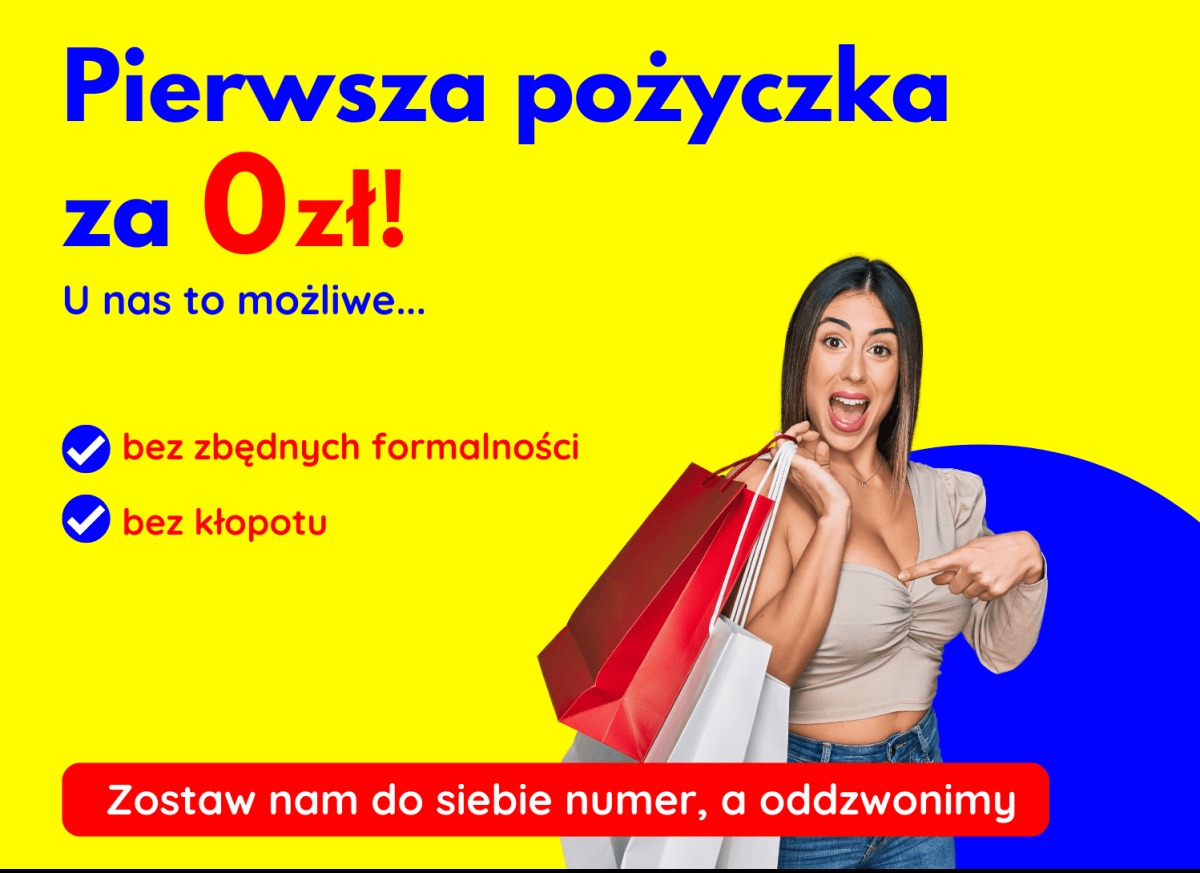 Oferujemy pożyczkę z oprocentowaniem 3% i kwotą od 5000