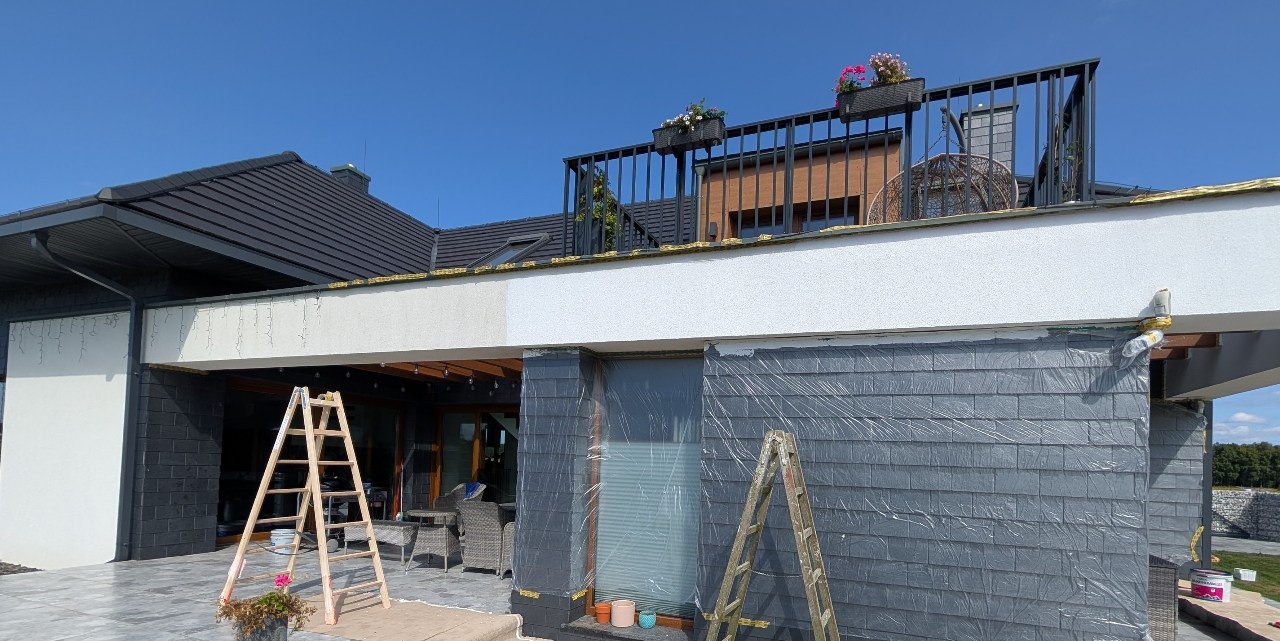 Malowanie elewacji – przed i po