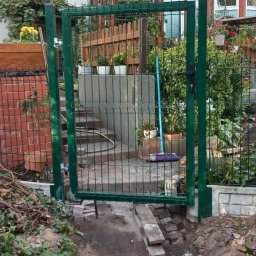 Furtka 100x150 ral 6005, slupki 70x70