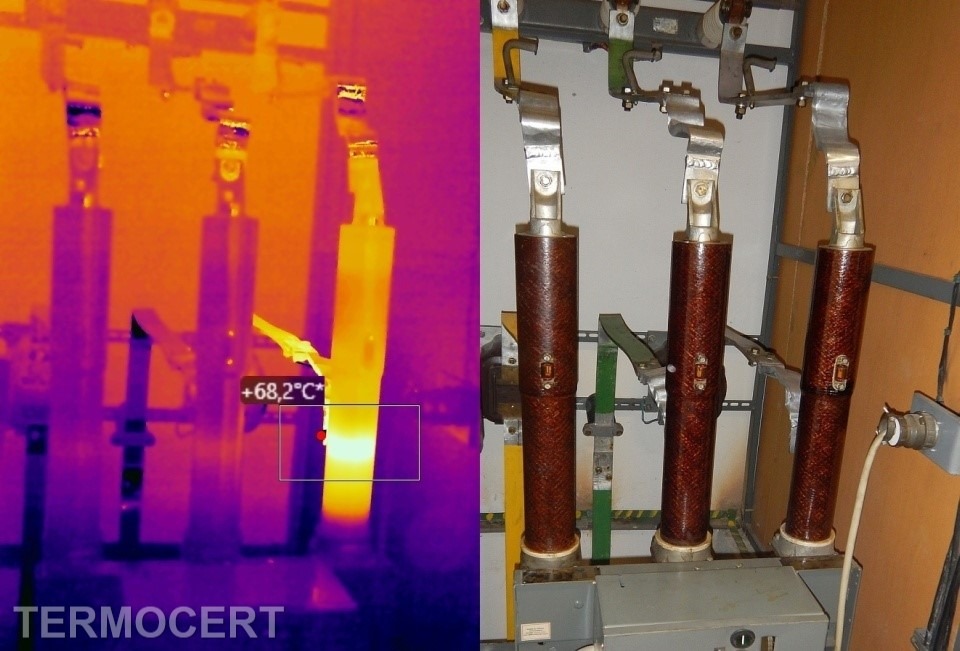 Uszkodzony rozłącznik SN