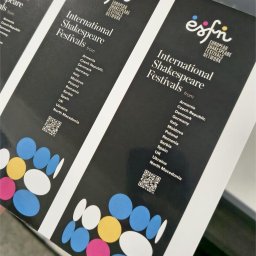 ulotki, zakładki foliowane lub nie