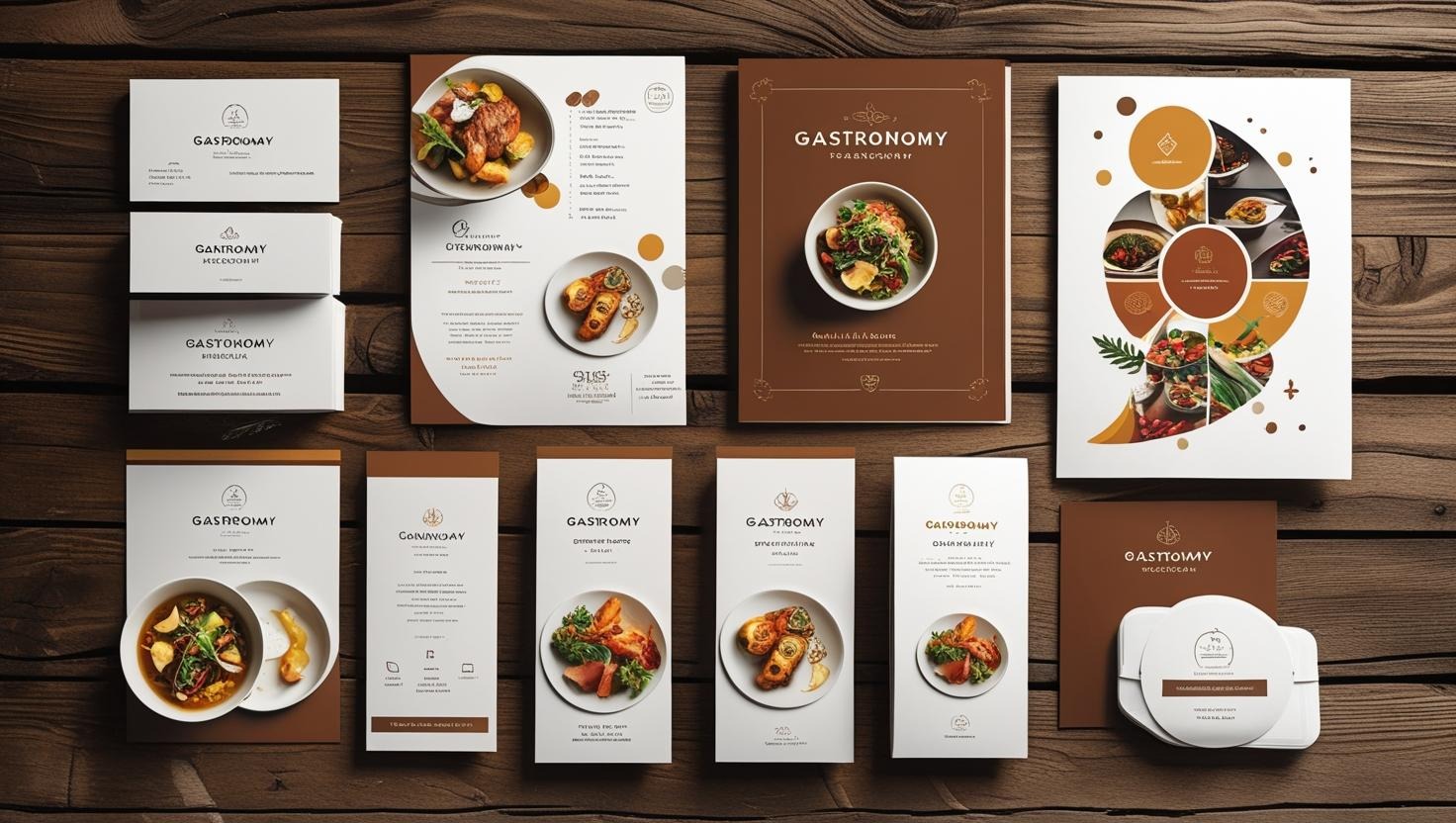 menu, podkładki pod talerze