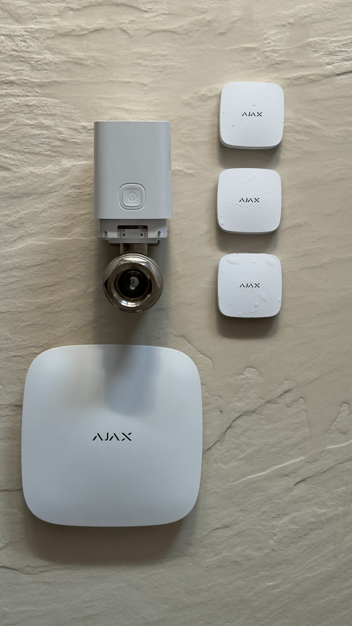 bezprzewodowa y zestaw anty zalaniowy - zawór + czujka