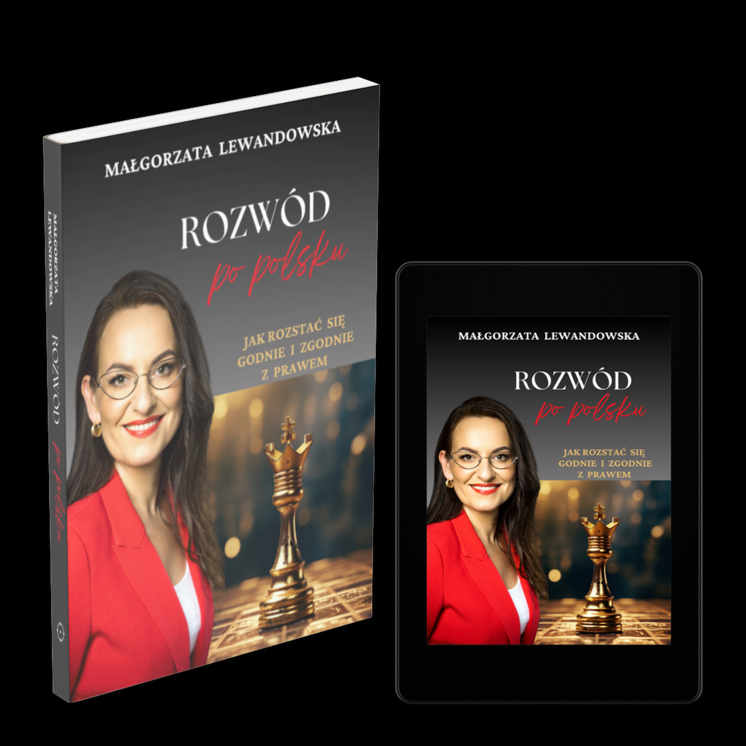 Książka 'Rozwód po polsku' w wydaniu papierowym oraz e-book.