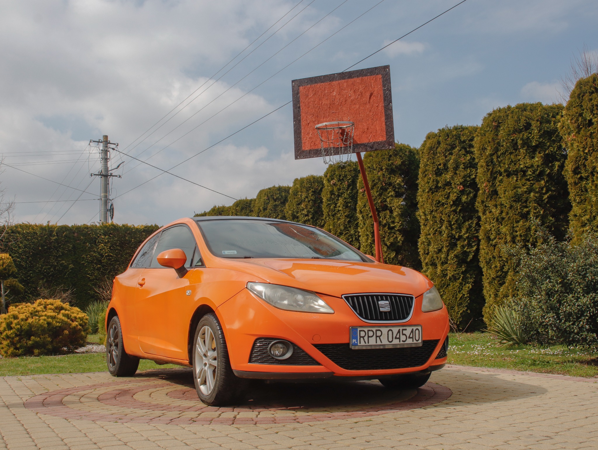 Sesja pod sprzedaż samochodu