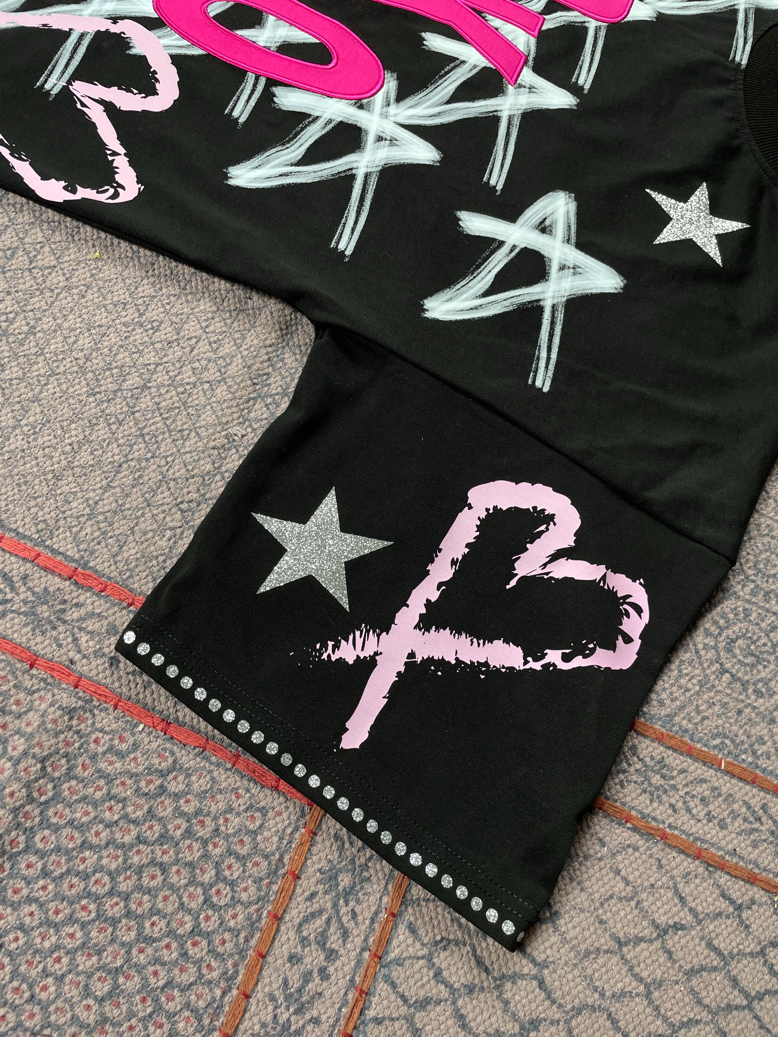 Koszulka koncertowa dla piosenkarki Cyrko DTF + Folia Glitter