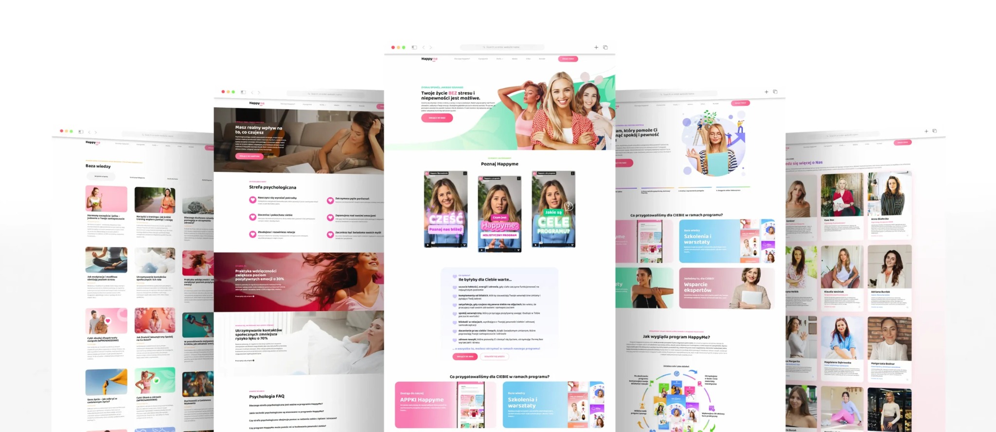 Web Design strony Happyme