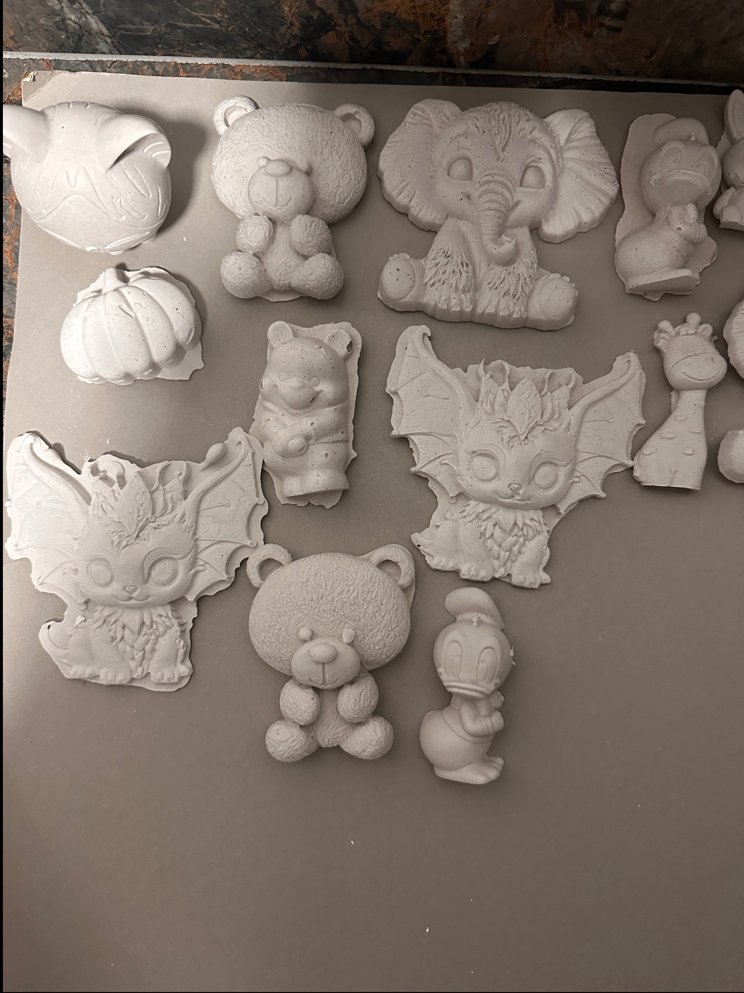 Przepięknie odlewy gipsowe do malowania