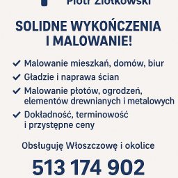 Malowanie mieszkań Włoszczowa 1