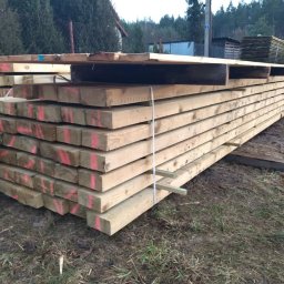 Produkujemy więźby dachowe, oraz kantówki o różnych przekrojach.