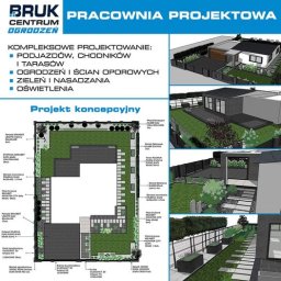 Bruk Centrum - Oferujemy usługi projektowe 2D , 3D ogrodzeń , podjazdów, zieleni, oświetlenia . ZWROT przy zakupie towaru