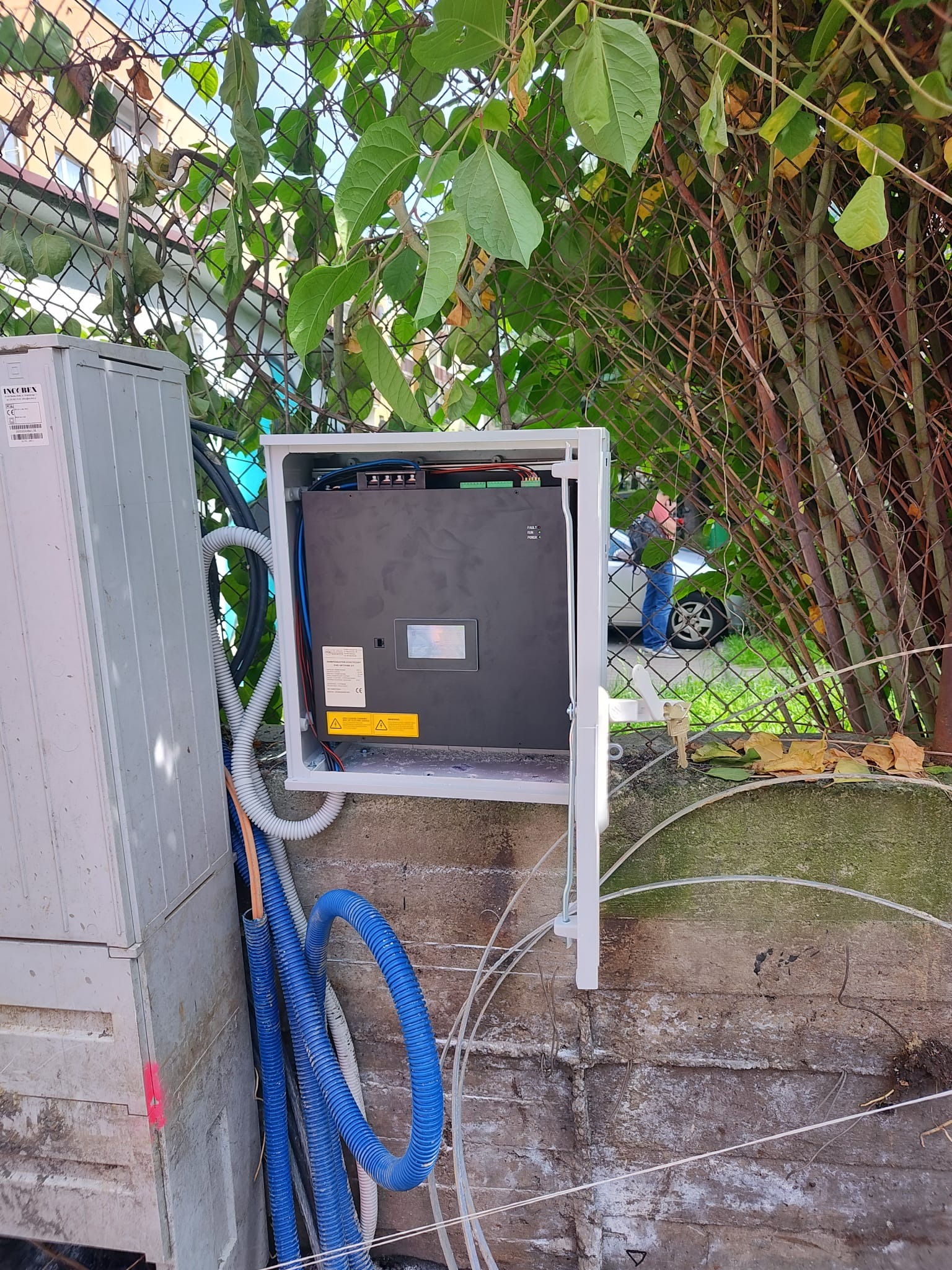 Montaż Kopensatora SVG na budowie 2