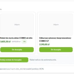 Wtyczka do prezentowania najbardziej popularnych produktów jako wiget w koszyku na platformie sky-shop.