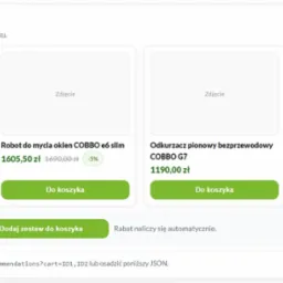 Wtyczka do prezentowania najbardziej popularnych produktów jako wiget w koszyku na platformie sky-shop.