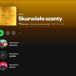 Produkcja muzyki - kompozycja, aranżacja, edycja, miks, oraz rap mojego autorstwa. 
OSTR na featuringu.