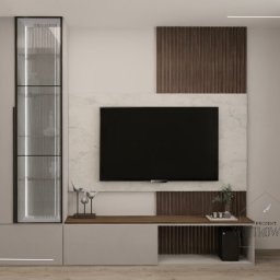 Aranżacja ściany z TV