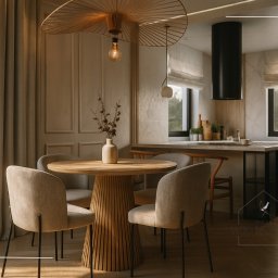 Projekt aneksu kuchennego z salonem w segmencie