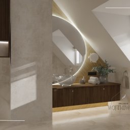 projekt:WOJTKOWSKA - Projekt łazienki