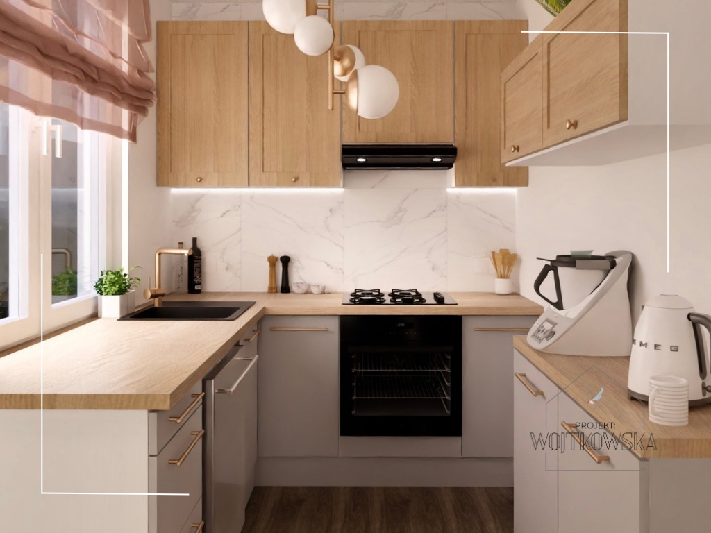 Metamorfoza kuchni budżetowo na bazie produktów z marketu budowlanego