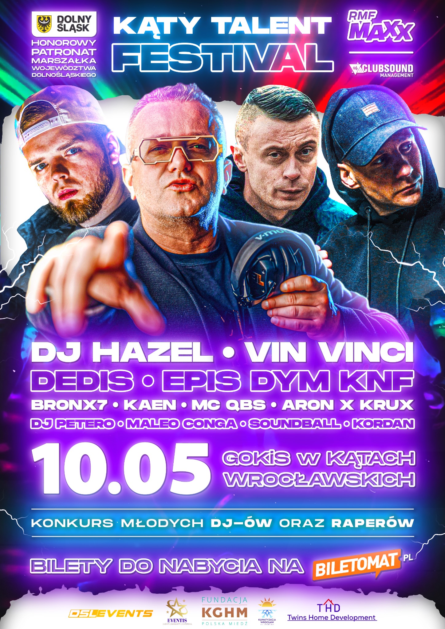 Plakat Kąty Talent Festival