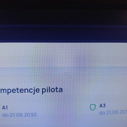 Zdjęcie przedstawia moje kompetencje pilota 