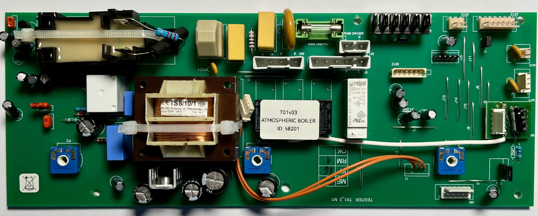 Naprawa układów sterowania T01 do kotłów tradycyjnych