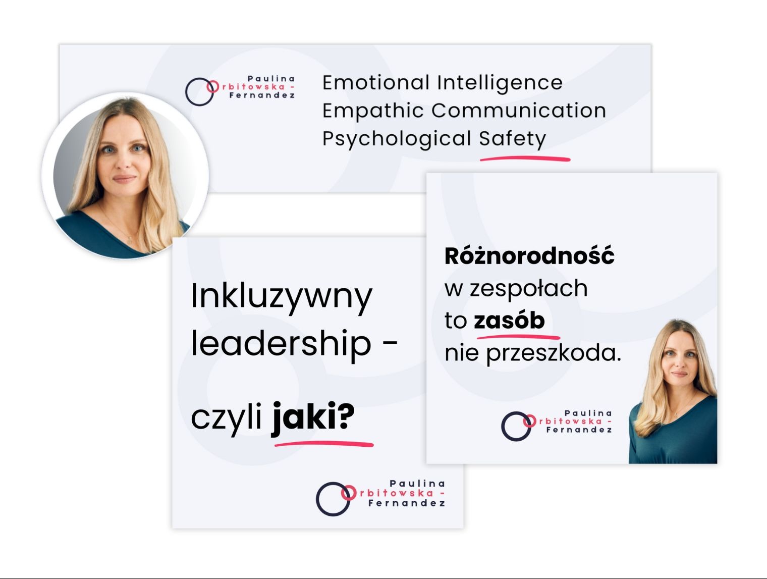 Materiały promocyjne na SM oraz logotyp.