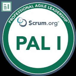 Certyfikat Scrum Professional Agile Leadership 