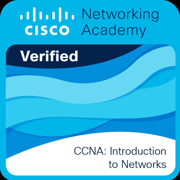 Certyfikat Cisco Network Academy CCNA v7