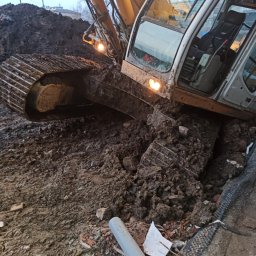 Rozbiórki budynków Wojkowice 1