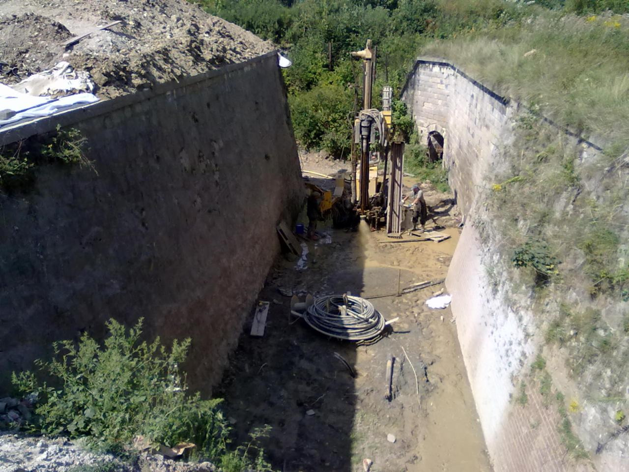 Odwierty na Twierdzy Kłodzko