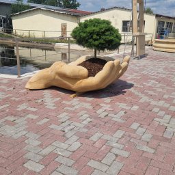 ABI-POL Donica ręce z drzewem