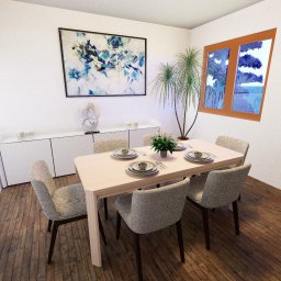 Wizualizacja stołu dla klienta