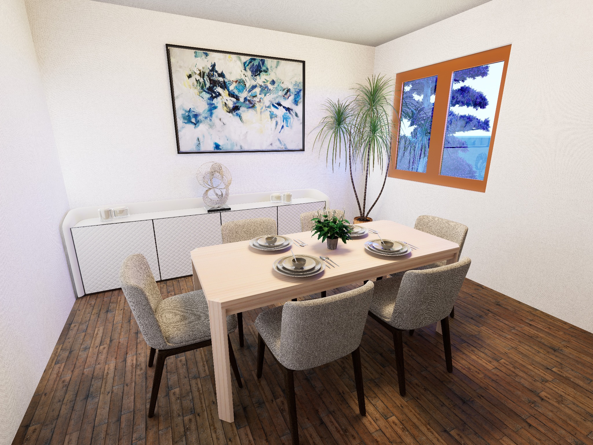 Wizualizacja stołu dla klienta