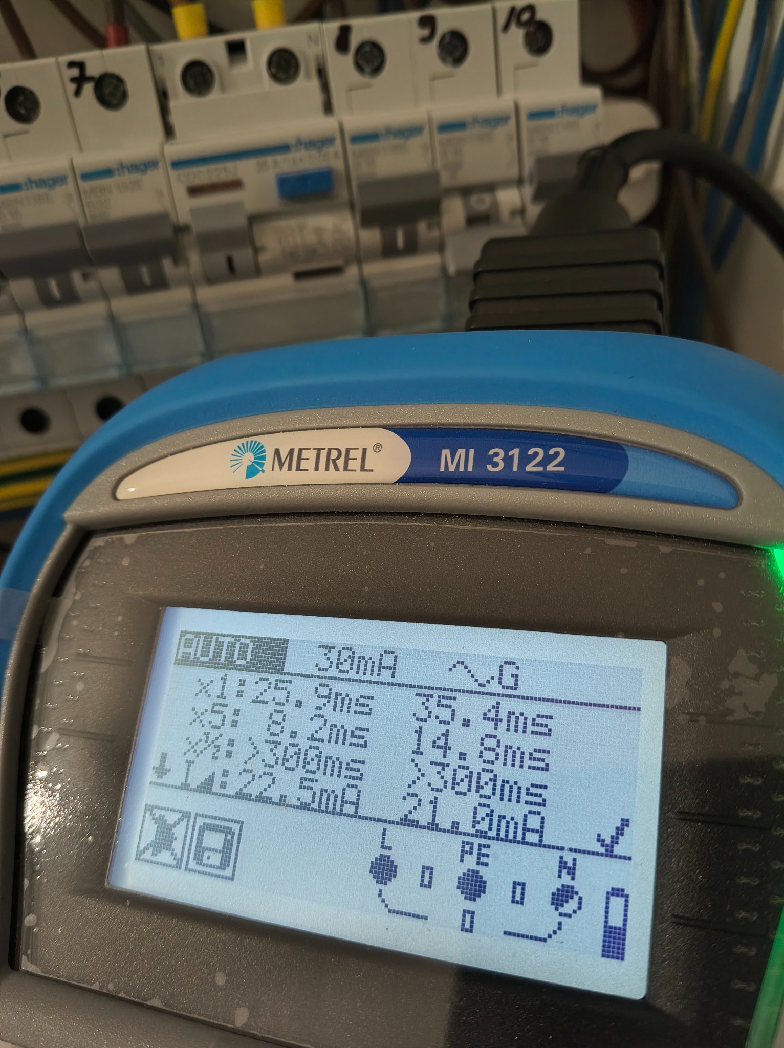 Pomiar wyłącznika roznicowopradowego w nowej instalacji