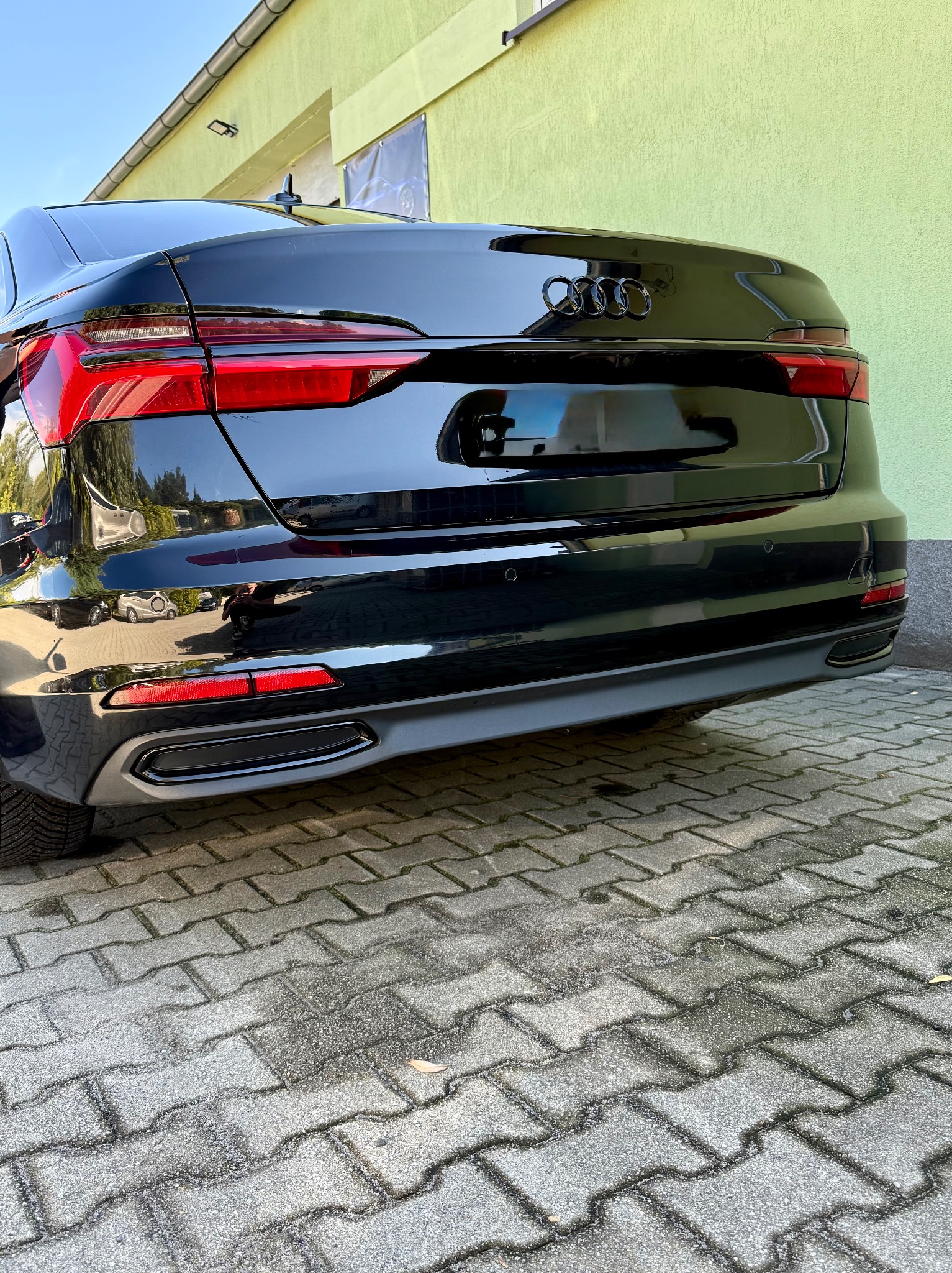 Dechroming atrap wydechu Audi A6 C8