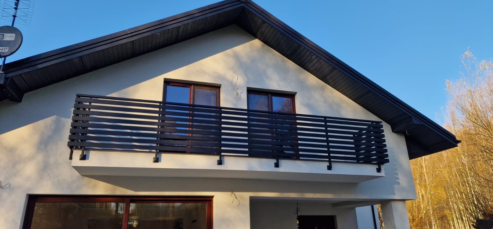 Balustrada stalowa zewnętrzna