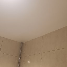 Naprawianie dziur w suficie podwieszanym po montażu rur ciepłowniczych PO:
-łatanie dziur
-gładzie
-malowanie