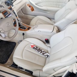 Mercedes CLK 320 Cabrio - renowacja tapicerki skórzanej 