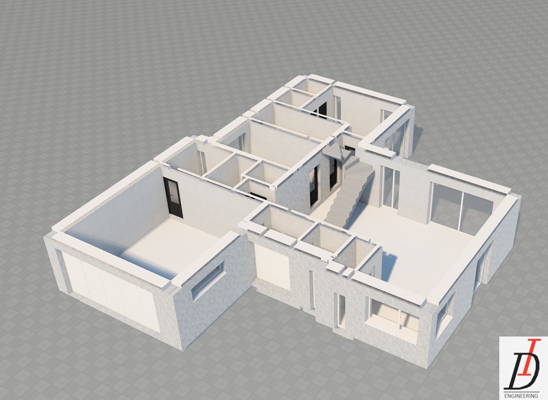 Modelowanie budynku dla obliczenia obciążenia cieplnego