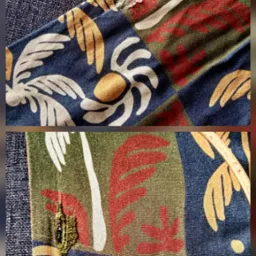 Naprawa koszulki przy dziurze, ręcznie