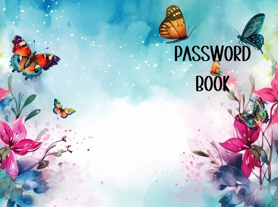 Projekt zrealizowany w postaci okładki zeszytu do zapisywania haseł