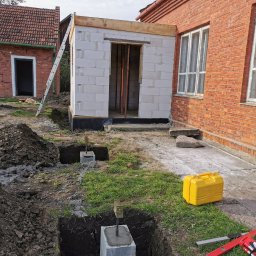 Firma Remontoo Budowlana - dobudowa do istniejącego budynku mieszkalnego