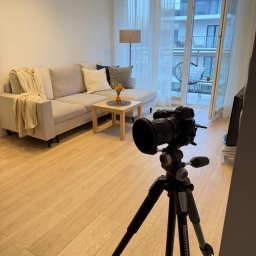 sesja zdjęciowa po uporządkowaniu salonu